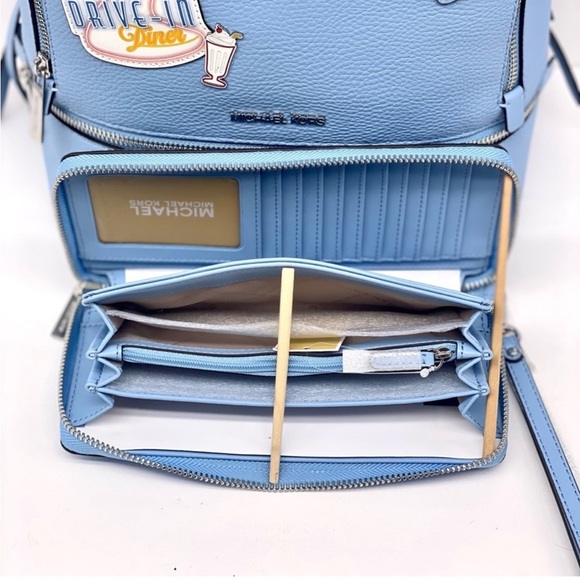 MICHAEL KORS Rhea Medium Embellished Backpack and Continental Wallet Set main image 13